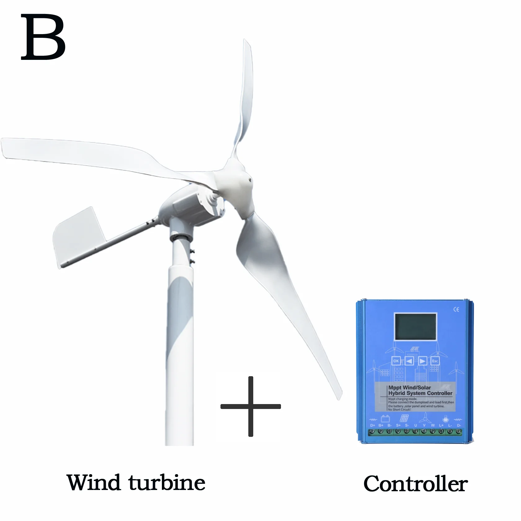 1kw 2kw 5kw windmill power generation horizontal axis wind turbine household small wind turbine