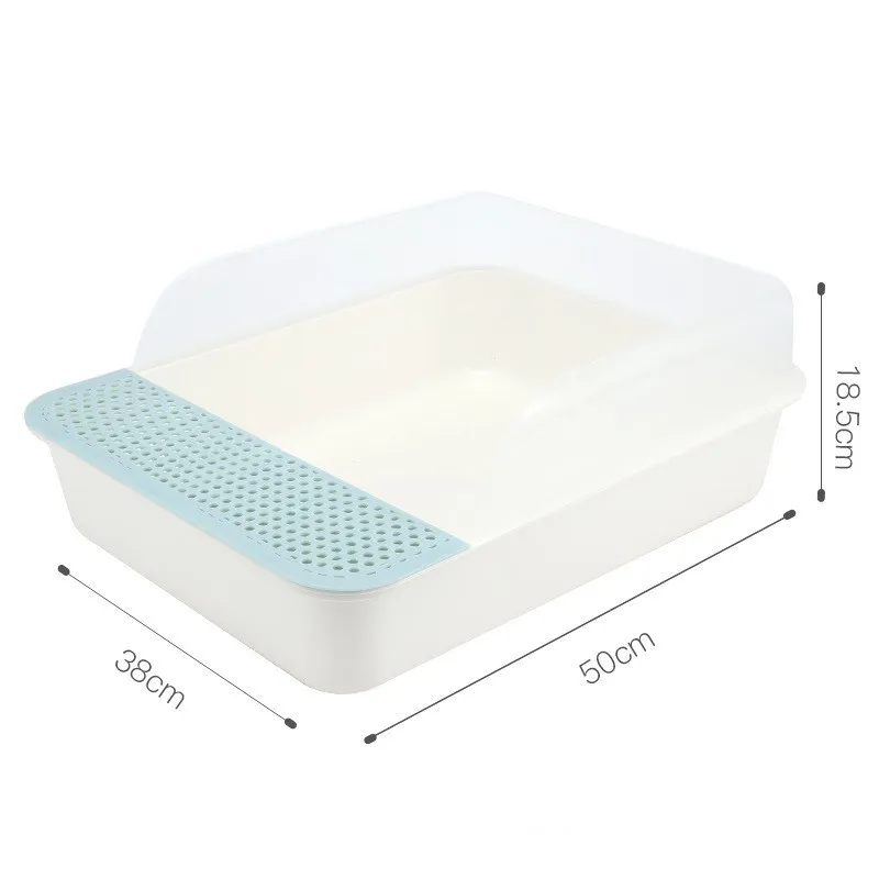 Cat Litter Box Semi-Enclosed And Removable Cat Toilet Anti-Splashing And Smelly Cat Litter Box