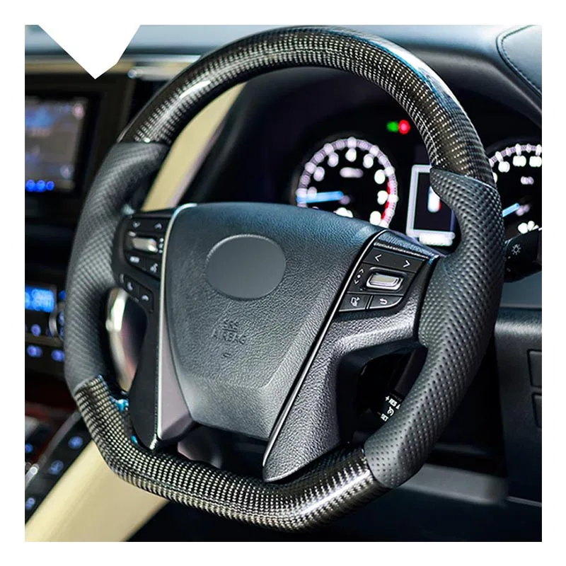 Customized Flat Bottom Carbon Fiber Steering Wheel For Toyota Supra MK5 Steering Wheel