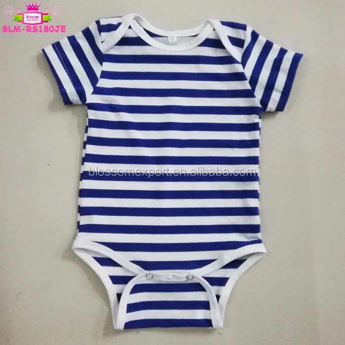 Hot sale baby romper short sleeve white onesie cotton baby body suit