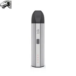 Hot Wholesale Kingtons Blk Nova Ceramic Heating Vape Dry Herb Wax Vaporizer 2 in 1 E Cigarette Kit 1600mAh Battery