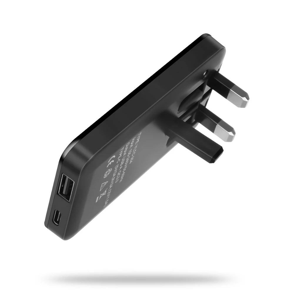 new product ideas 2022 travel thin quick usb qc 3.0 type c 18w pd fast charger wall uk plug power adapter for iphone