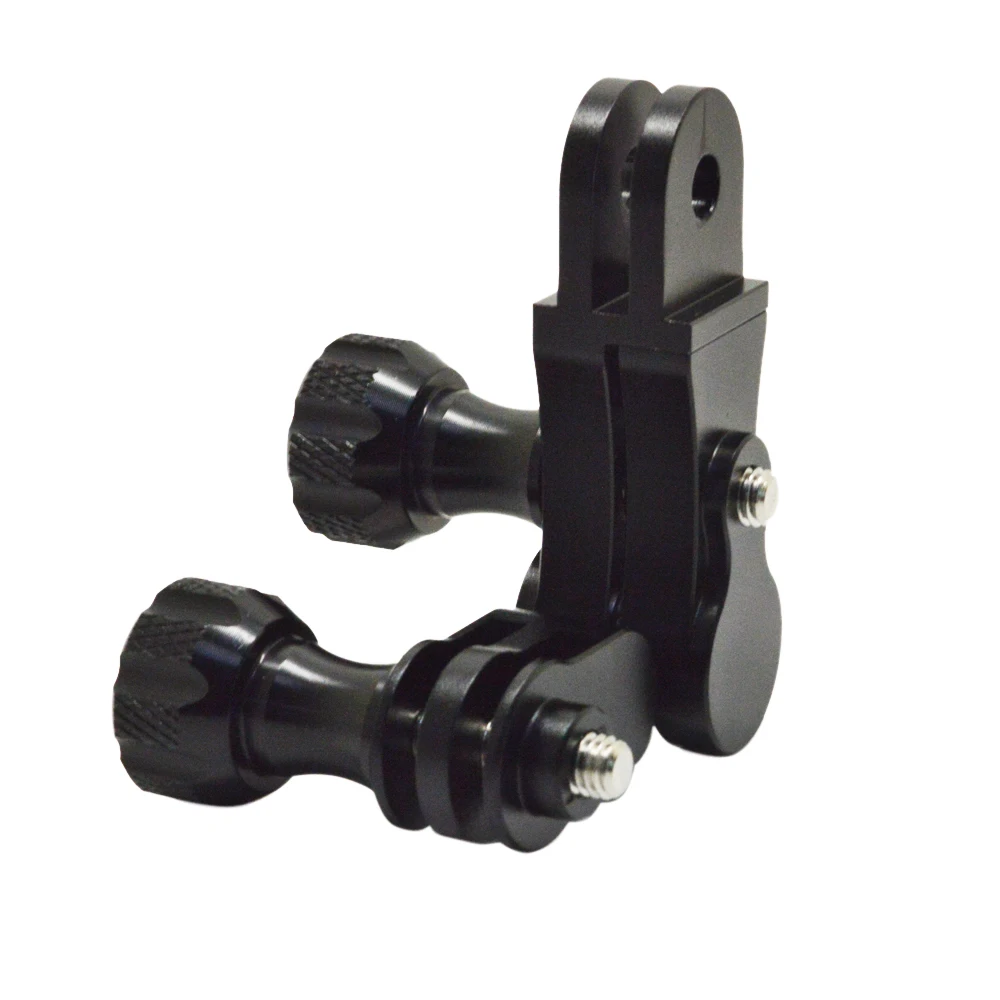 CNC Aluminum 360 Degree Rotation Ball head arm Mount For Go pro 9 8 7 6 5 4 3 2 1 & Yi & SJ Cameras