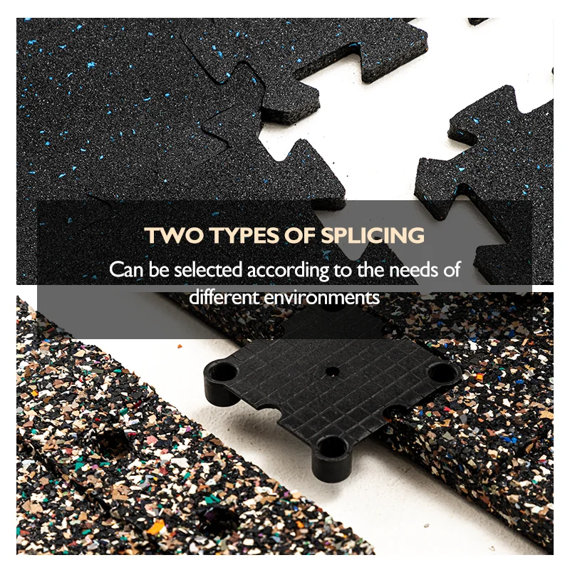 Anti-Skid And Wear-Resistant For Workout Rubber Mat For Indoor Playground Flooring Gym Rubber Flooring