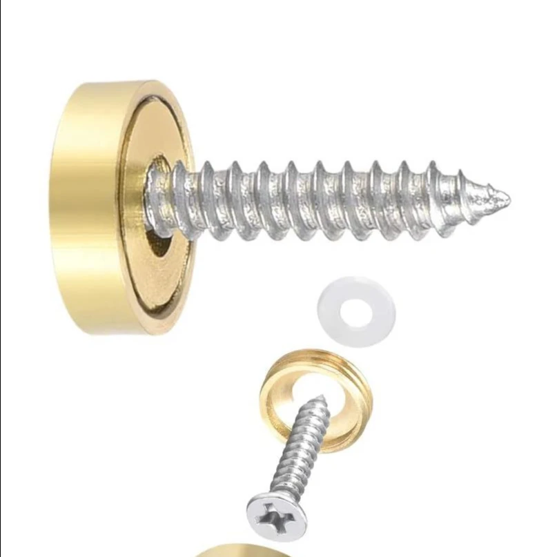 2020 Hot Sale Copper Mirror Screw Covers Decorative Copper Screw Cover