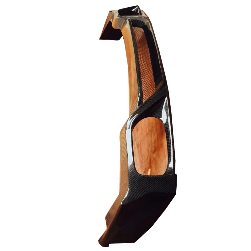 For R35 GTR Zele style carbon fiber rear bumper lip