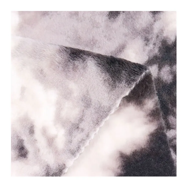 Одеяла из полиэстера и спандекса, мягкая ткань с велюровым эффектом из полиэстера