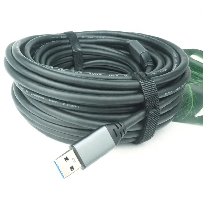 amplifier with chip usb 3.0 5Gbps  bare copper Female to male 3.0 usb extension cable cord 15m 25m 30m