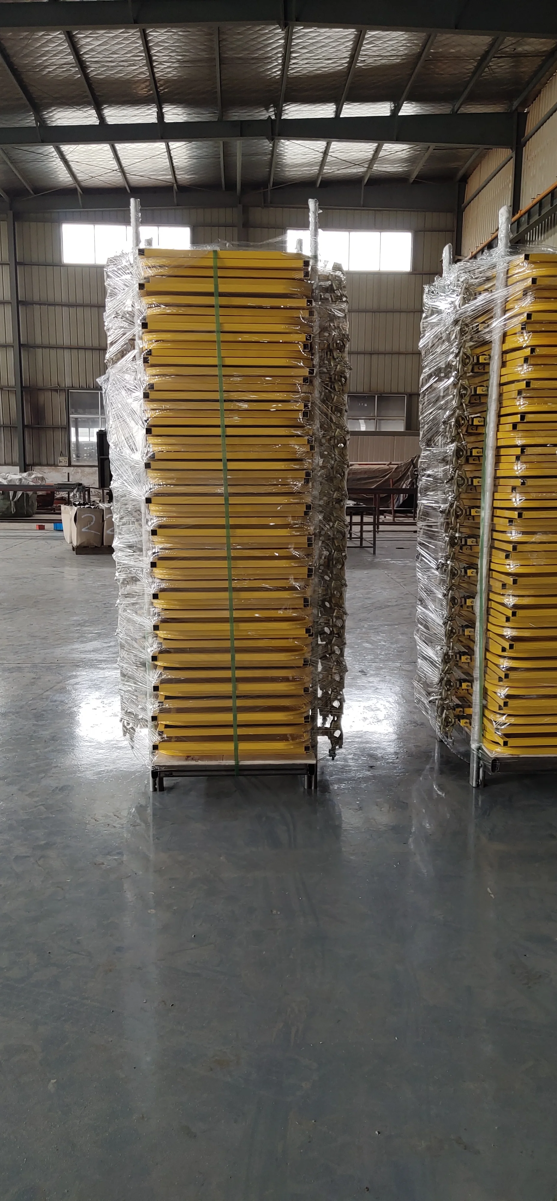 7Metre Orange and Galvanized Straight steel Single  Scaffolding Ladder