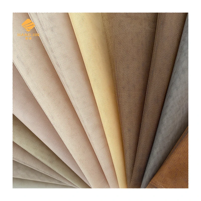 100% NYLON illusion tulle Mesh Net transparent Tulle Fabric for Wedding evening dress African Nigerian