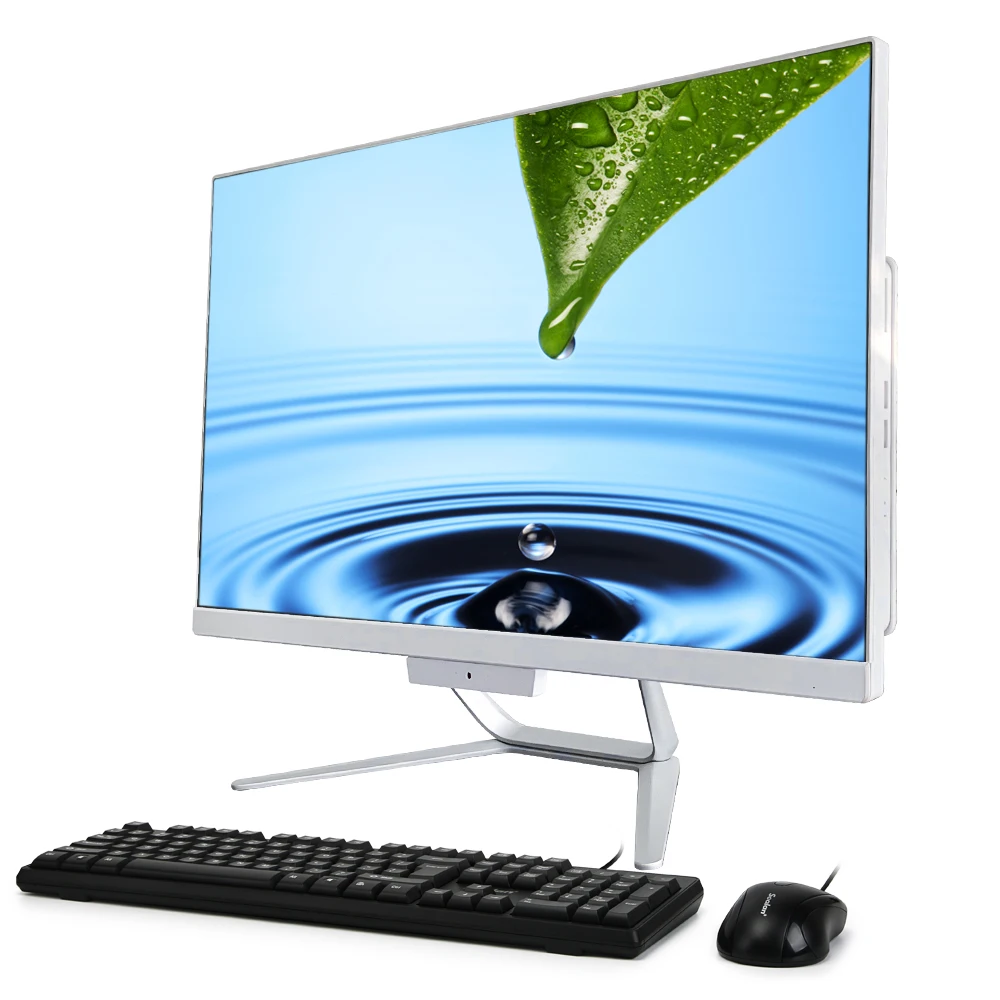 Hot i3 3120 8G RAM 256GB SSD Desktop 23.8 Inch Gamer Camera Microphone BT 4.0 Aio Led Ips All-In-One All In One Computer Pc