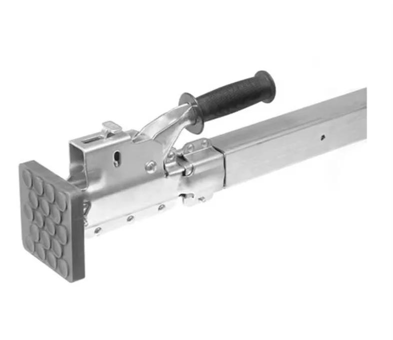 Logistic Truck Adjustable Steel Welded Round / Square Tube Load Restraint Jack Bar With Hoops