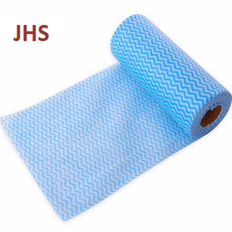 Disposable Spunlace Nonwoven Oil Absorbent Wipes Cleaning Cloth Roll  Customized logo and packing China Manufacturer