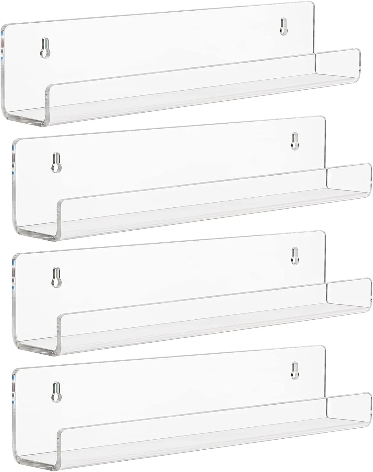 Custom Transparent Wall Mount Record Holder For Albums Vinyl Record Shelf