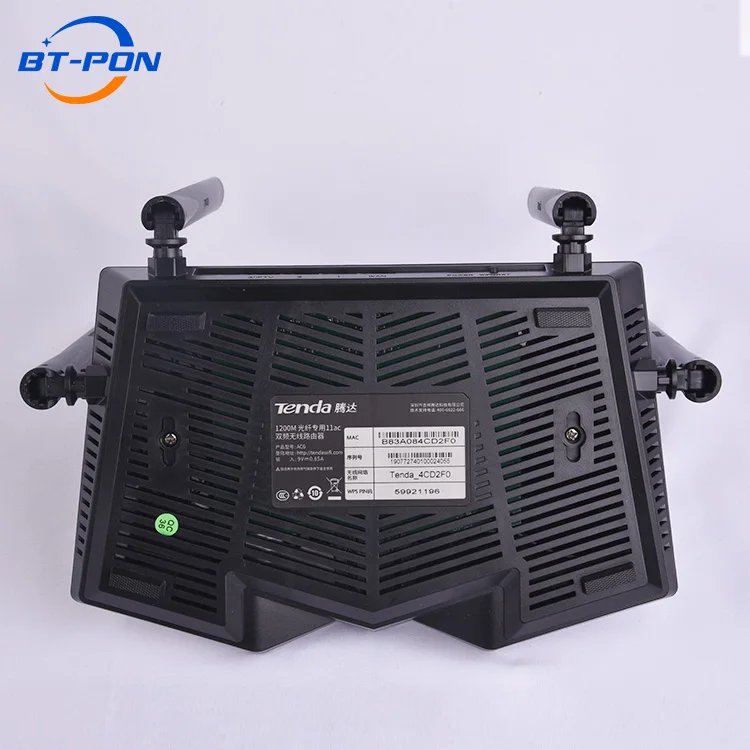  Tenda AC6 1200 Мбит/с ftth МОДЕМ wifi маршрутизатор беспроводной 4g lte с 4 6dbi внешней