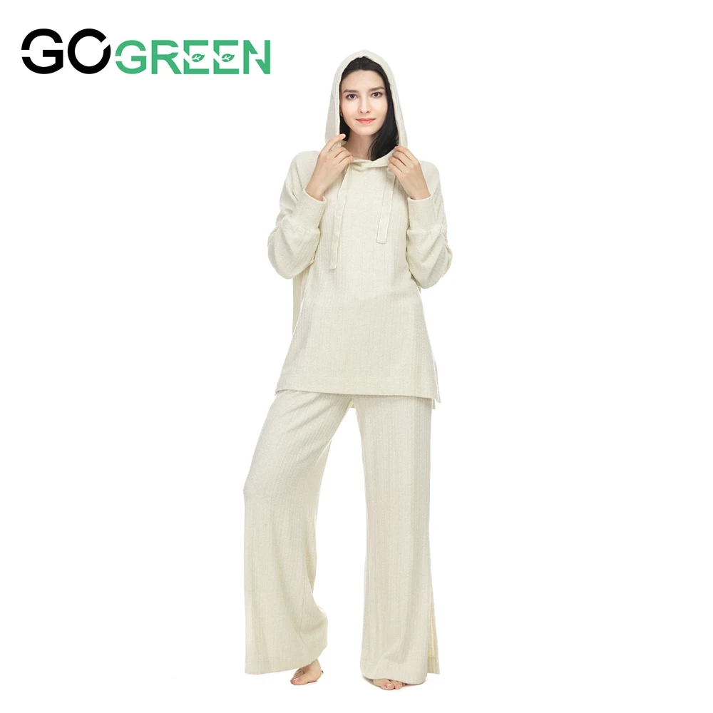 Manufacturers Winter Polyester Long Sleeve Fleece Pajama Sets For Women