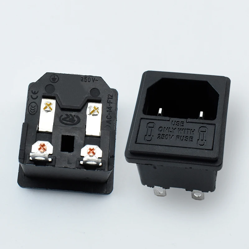 2 Pin With Fuse AC Power Socket