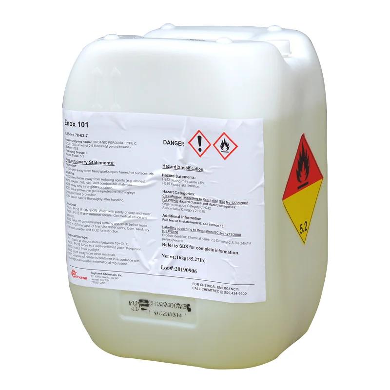 Enox 101 2, 5-Dimethyl-2, 5-Di (butyl peroxy) Hexane 78-63-7 Used for Initiators and Depressors of Polymers