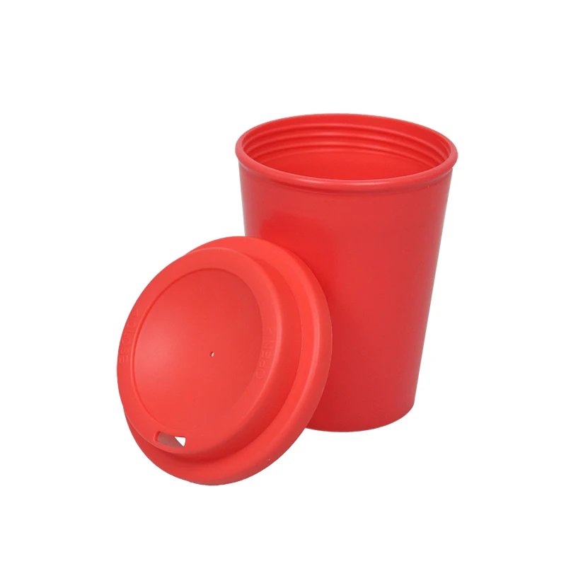 12 oz wholesale custom of pp material set manufacturers coffee mug plastic coffee cups supplier reusable coffee cups