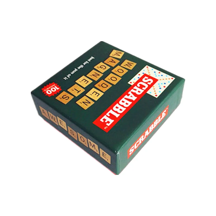 
Word Scrabble Game, Word Puzzle Game, Magnetic Wooden scrabble Game 