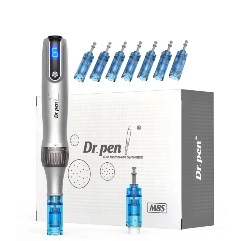 factory wholesale price Dr pen M8S DermaPen Smart Microneedling Mesotherapy Drpen Derma pen adjustable micro needle cartridges