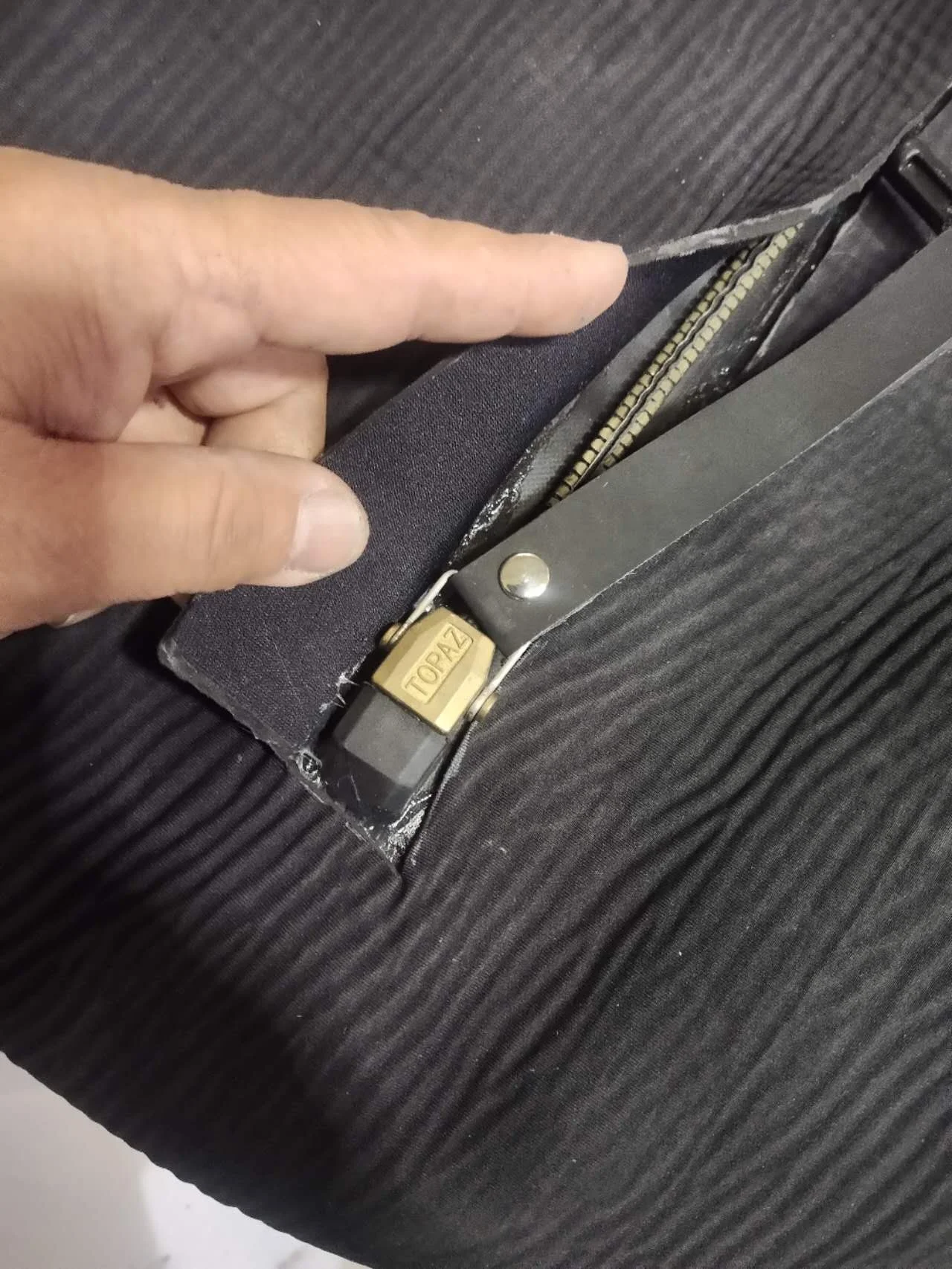 Латунная застежка-молния с топазом для подводного плавания, сухая застежка-молния для ремонта костюма для подводного плавания