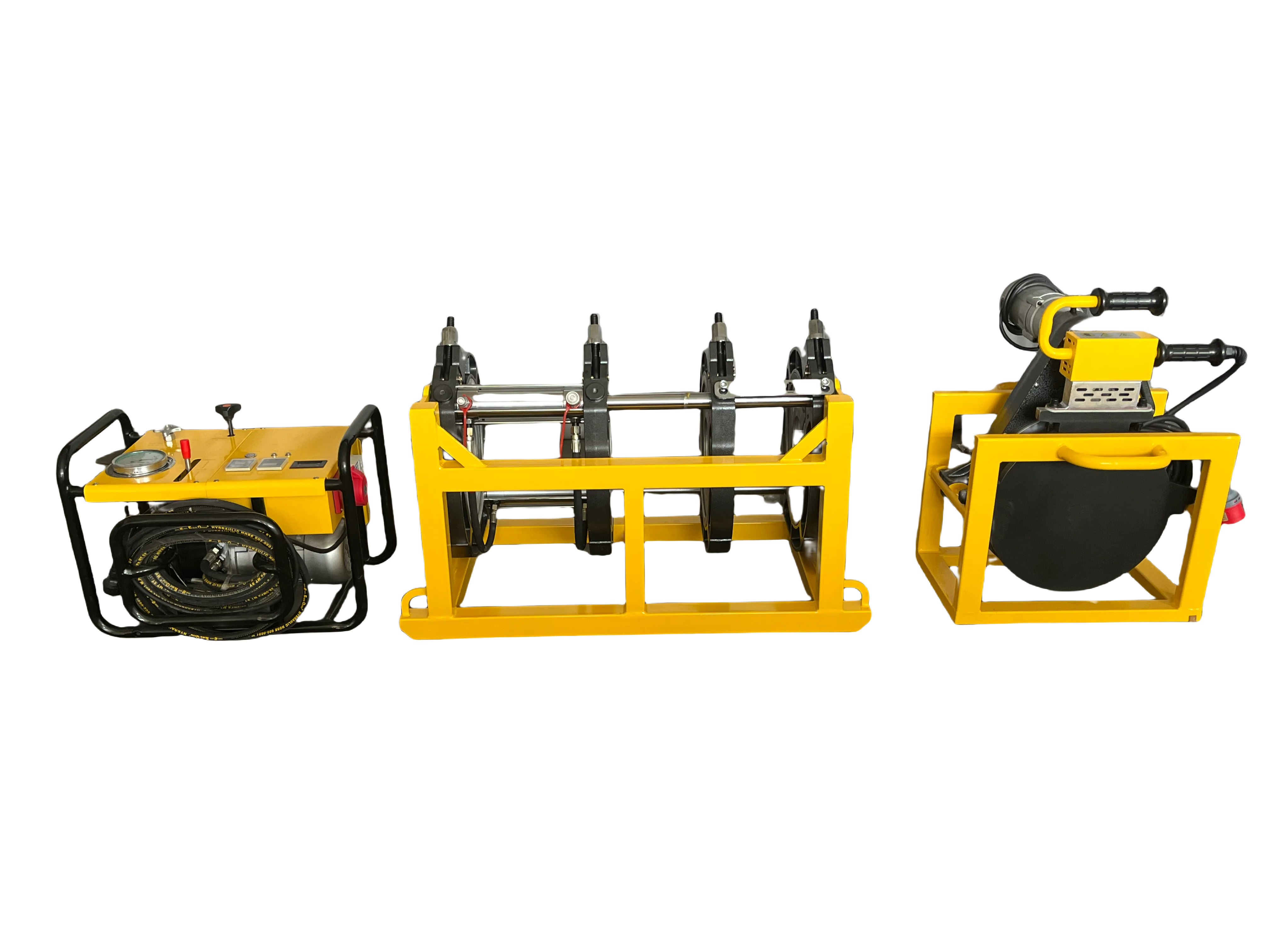 160-355mm PLastic pipe hdpe hydraulic butt fusion welding machine  CKmech butt welding machine