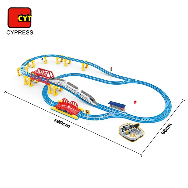R/C Train Toy Educational Play Train Railway Track Toy For Kids