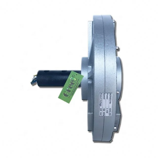 100Rpm 10Kw Axial Flux Disc Coreless Low Noise  Permanent Magnet Generator