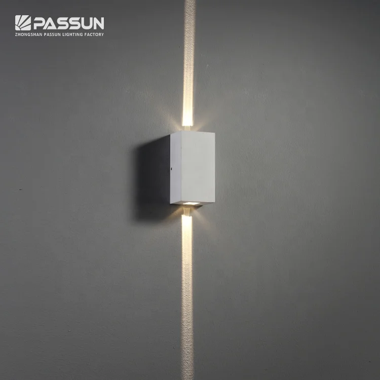 140lm up Down External Contemporary Wall Lights