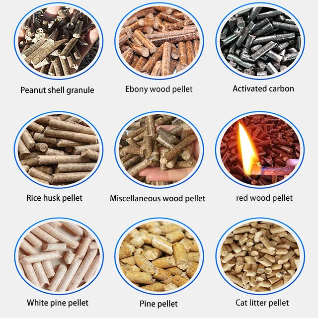 
Straw pellet machine Biomass sawdust pellet machine feed pellet making machine 