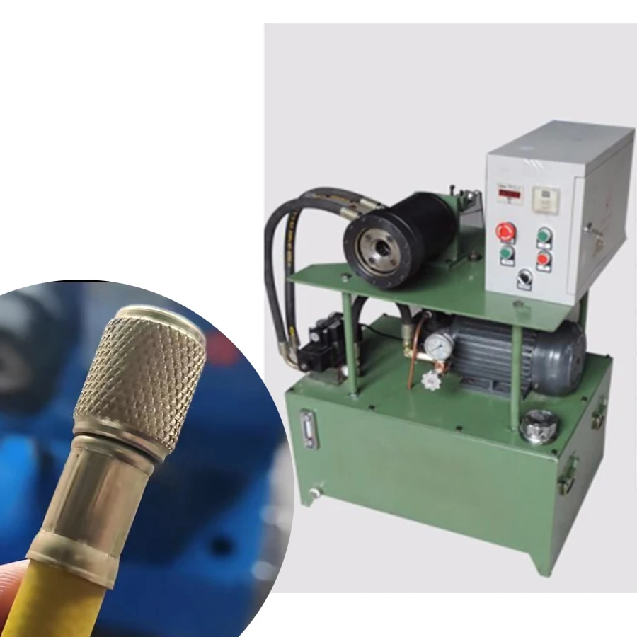 2024 hot sale Stainless steel braided inner tube chrome brass fitting flexible shower hose crimping machine