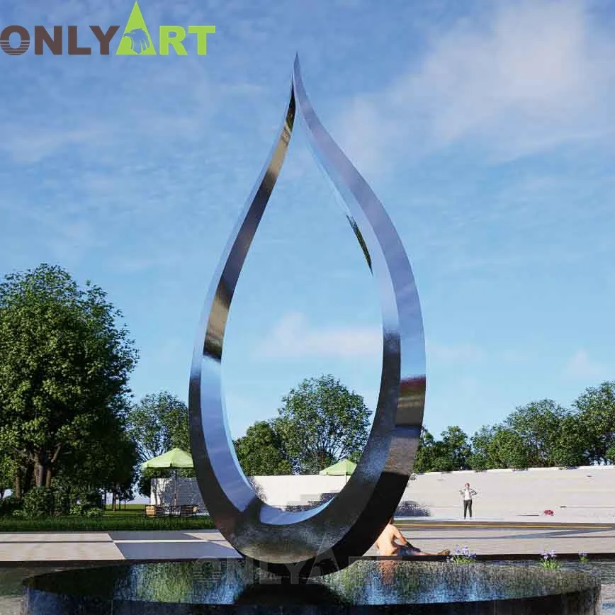 OnlyArt 2024 High Quality Stainless Steel Modern Large Scale Ball Sculpture With Light