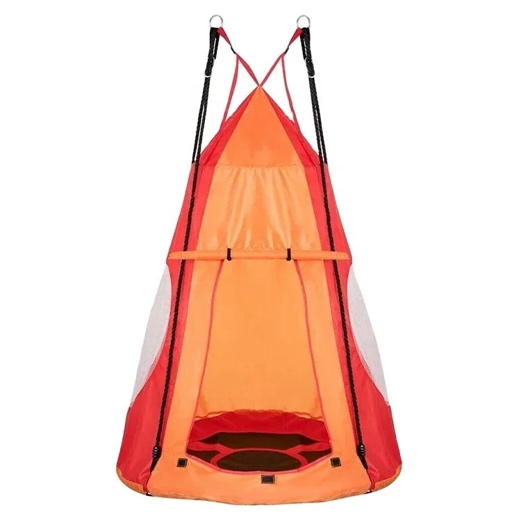 Безопасная и прочная Детская уличная игровая площадка, навес, гамак, качели деревьев