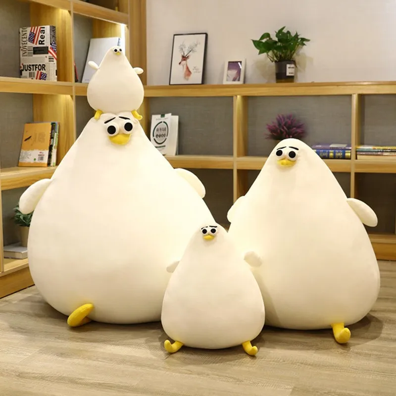 Seagull plush doll Large feather cotton throw pillow Sleeping doll Cute children gifts Stuffed Animals Toys