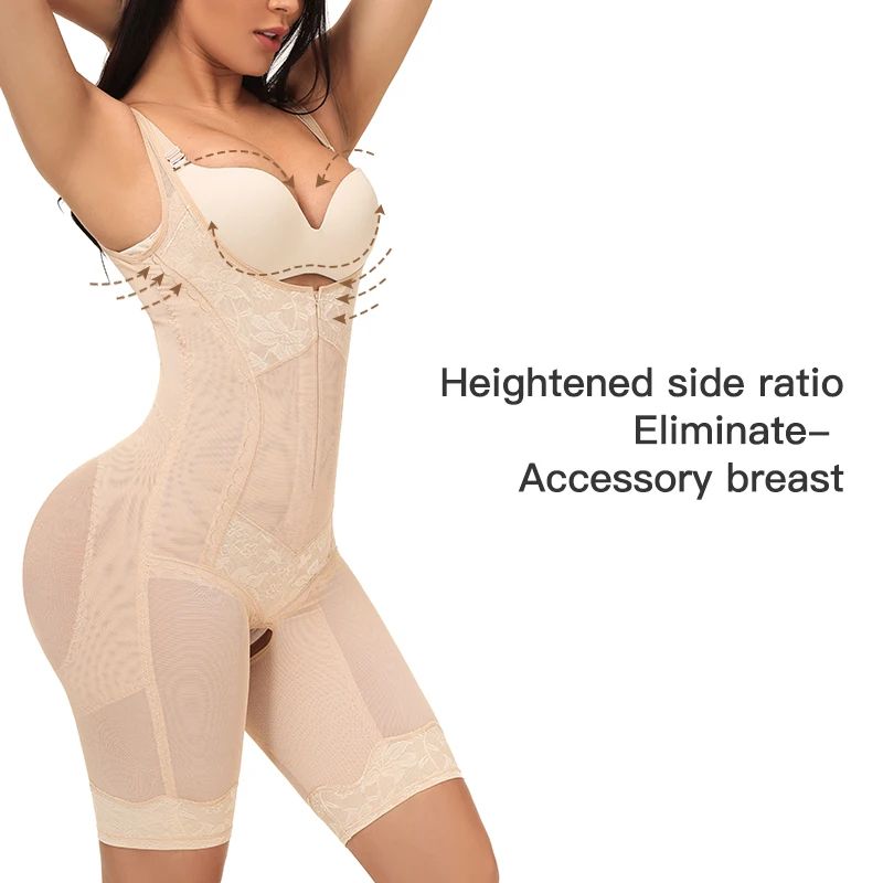 Manufacture Waist Trainer Tummy Control Body Shaper Butt Lifter Panties High-Waist Girdle Slimming Plus Size Shapewear Corset Fa