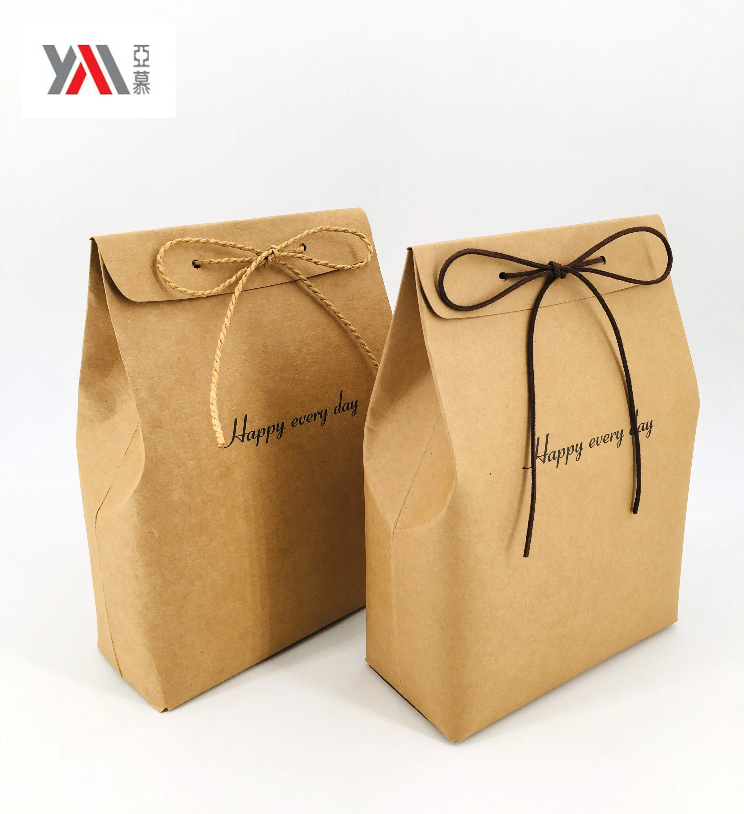 High quality custom printed Gift Shopping paper kraft bag