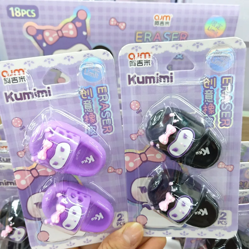 Linda New products are selling well Cartoon Eraser Cinnamoroll slipper Eraser cartoon Cute Anime Pencil Eraser