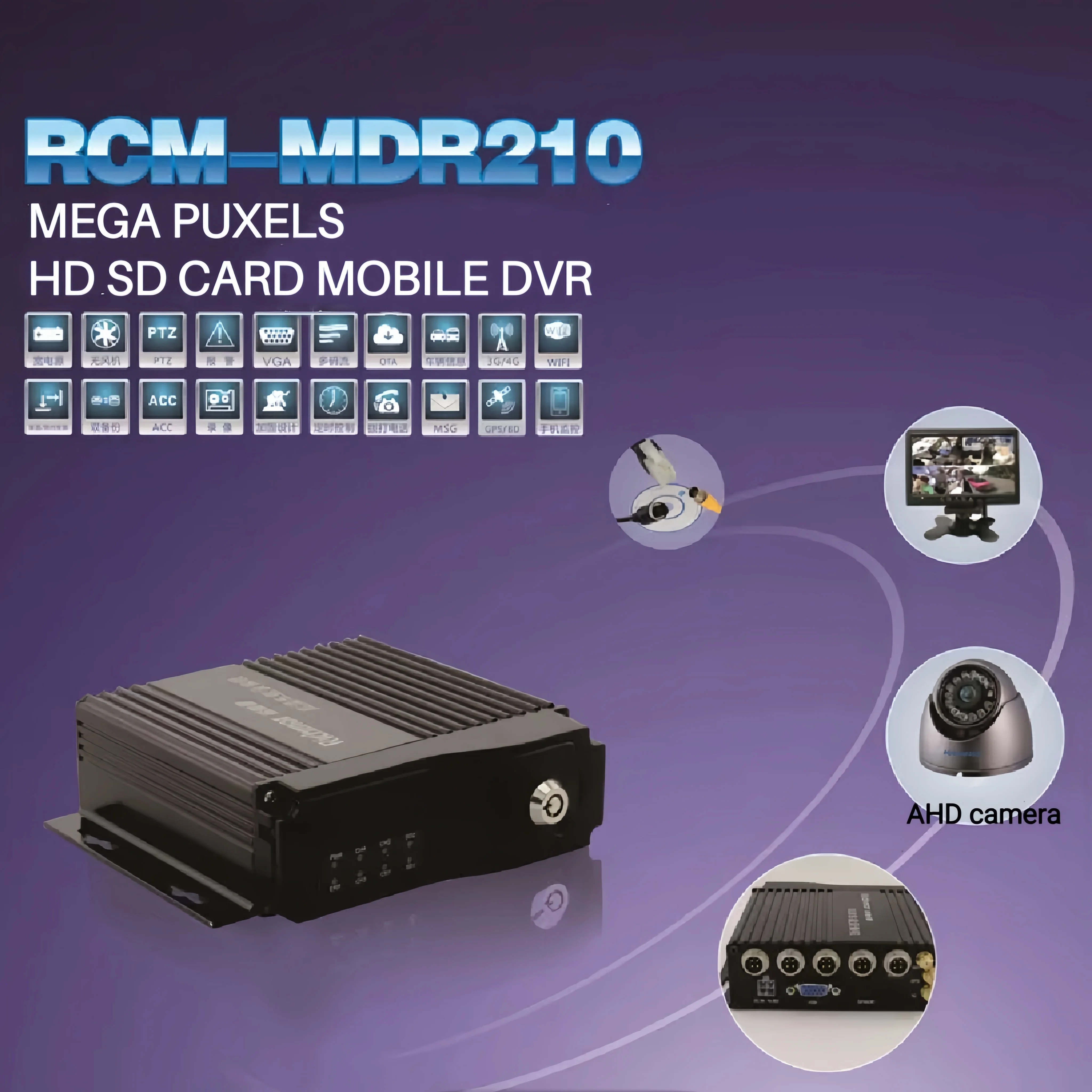 Автомобильный Черный Ящик 4g mdvr мобильный видеорегистратор 4 канала 1080p dvr Размер moni подходит для такси автобус грузовик транспортных средств cctv GPS WIFI