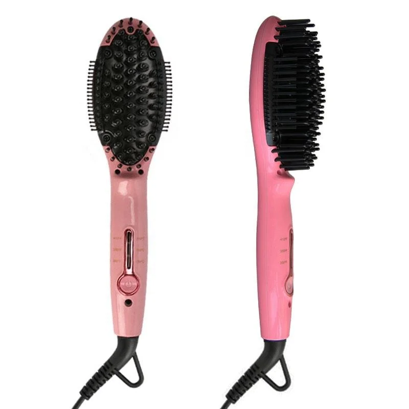 
Electric hair styler brush private label portable mini Ionic hair brush 
