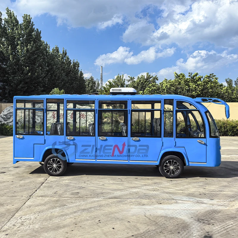 Factory Hot Sale Electric Sightseeing Golf Cart City Shuttle Bus Reception