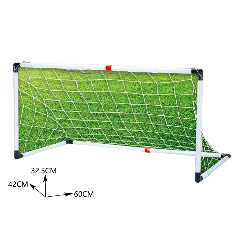 Outdoor sport toy soccer game cheap plastic soccer goal with football toy set hot sale football game for children