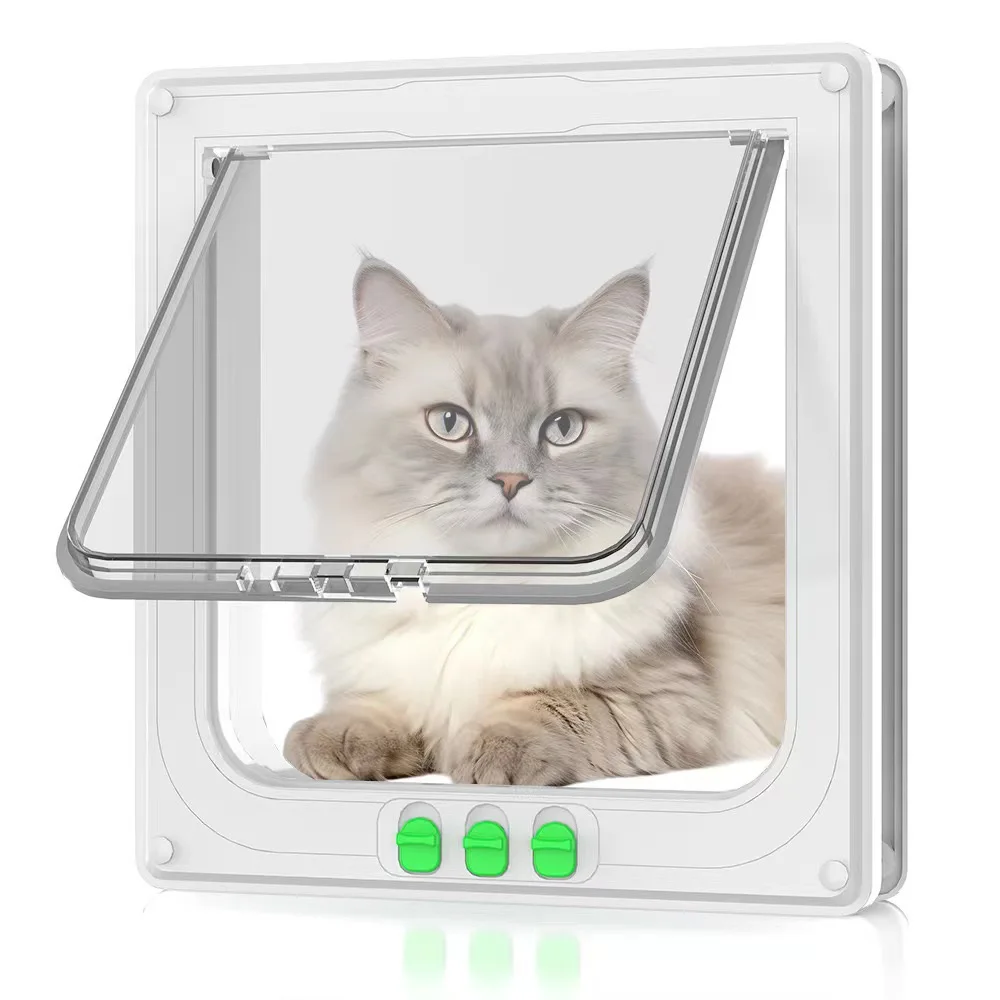 Controllable Access Direction Plastic Cat and Dog Pet Gate ABS Safety Feature Easy Opening Accessory