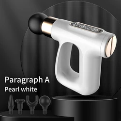 Massage gun triangle with charging dock rotating sport massager deep tissue percussion muscle massage gun for athletes