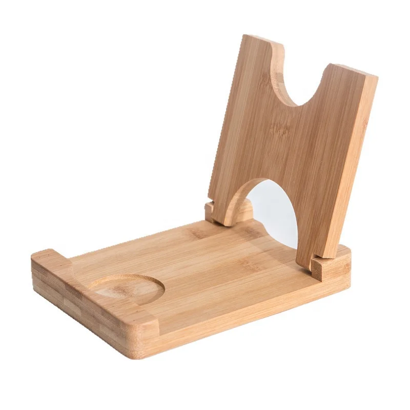 Custom Logo Chopstick and Spoon cooking utensil holder foldable bamboo spoon rest pot lid holder