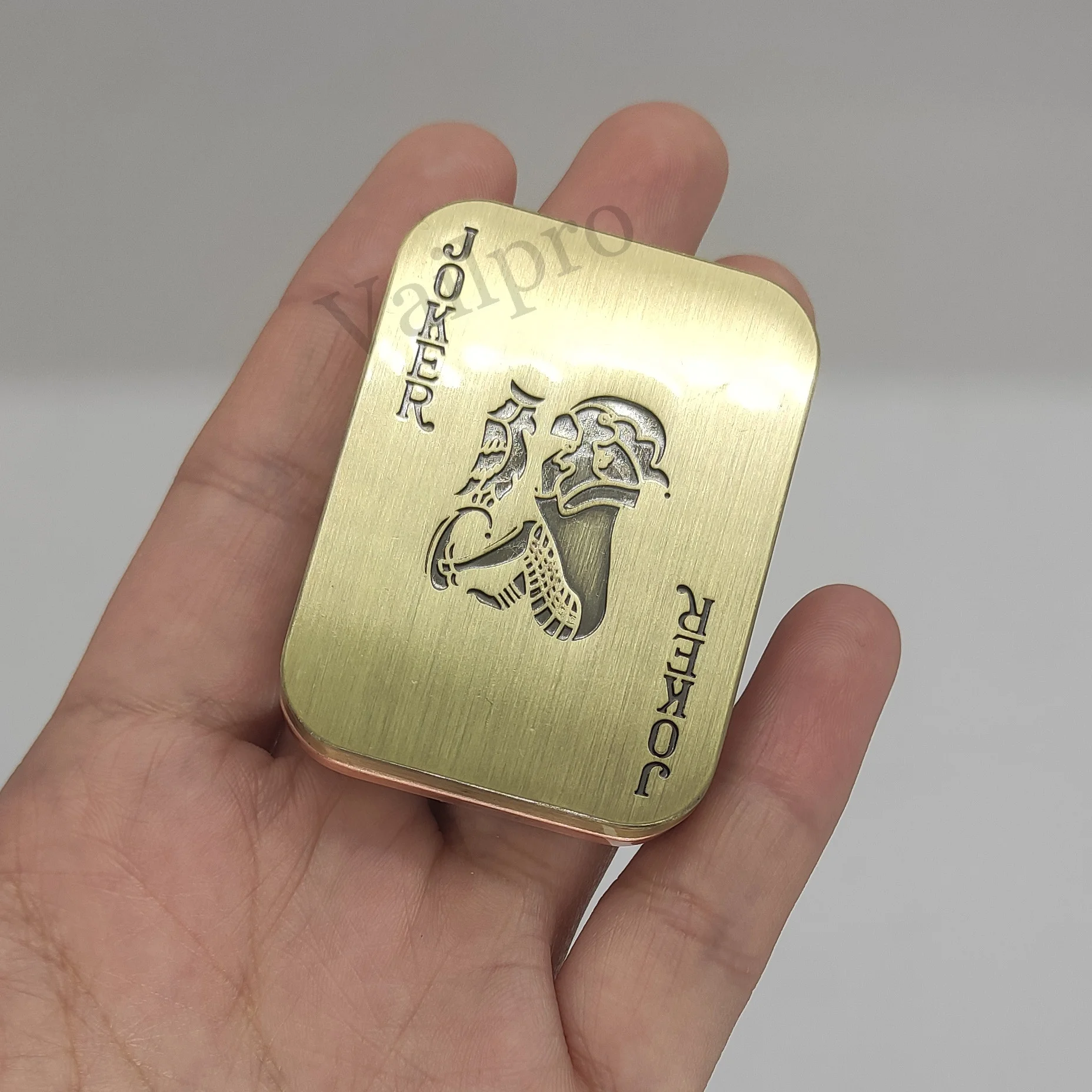 2023 новый дизайн лидер продаж покерная карта тактильная игрушка edc металлический магнитный Джокер фиджет-слайдер для снятия стресса