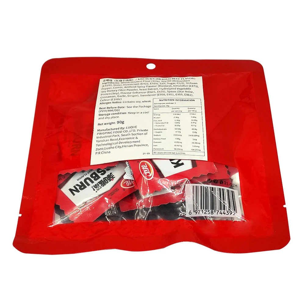 
spicy large gluten spicy strips ready-to-eat snacks traditional food spicy sticks 