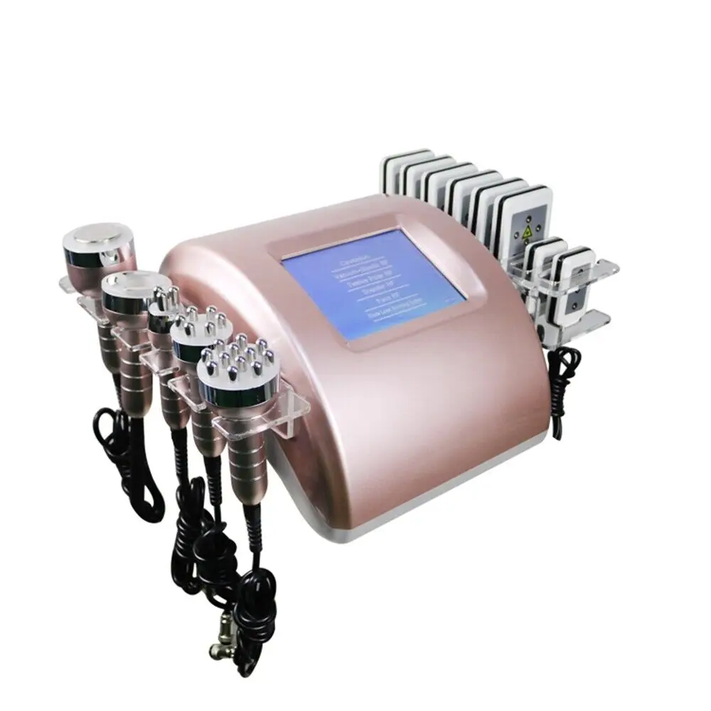 Professional 6 IN 1 40K RF Body Shape Vacuum Polar Machine for Beauty Salon and Home Use