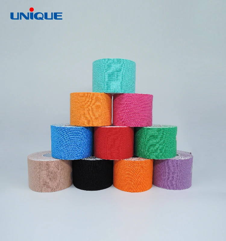 Unique Material water proof strapping custom logo waterproof kt sports kinesiology tape