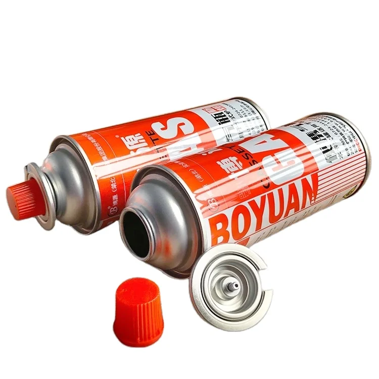 Lighter Butane Gas Cartridge Canister Empty Aerosol Can 4 Color Printing